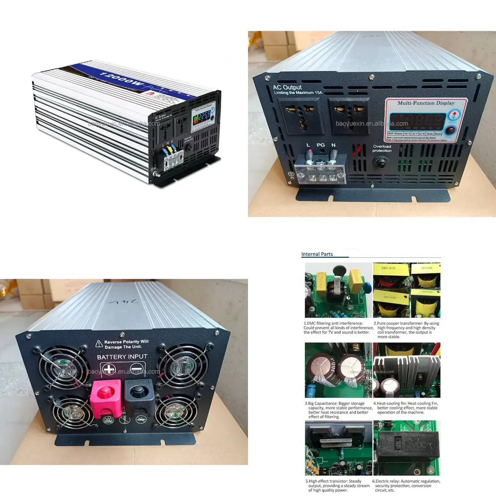 Ups Inverter 3Kva - Industriële zuivere sinusgolf omvormer 2000W-10000W 3kVA