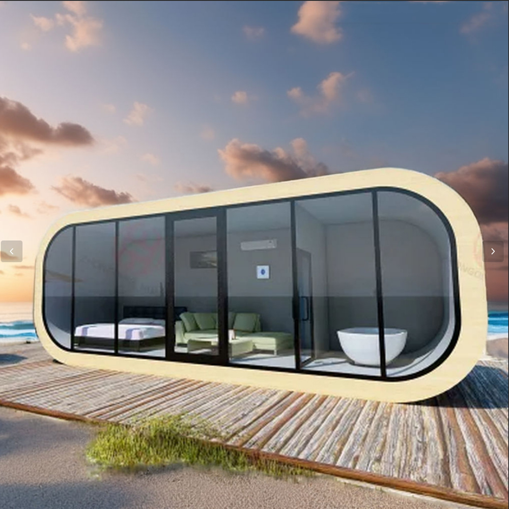Renewable Energy Is - Ecologische Apple Cabin zonne-aangedreven modulaire woning