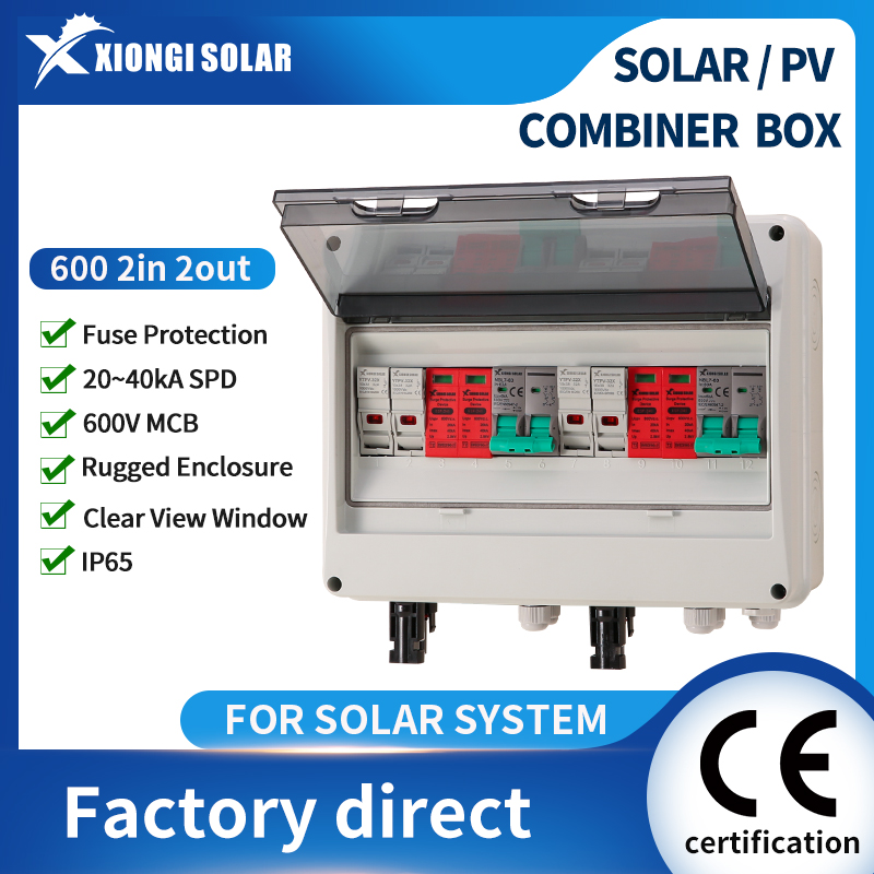 Renewable Energy Is - Volledig koperen draad PV-combinatiebox 600V 2