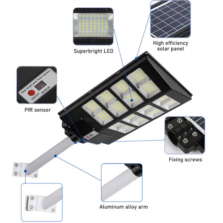Goede 800W 1000W 1200W 2000W S - Solar Street Light Led recensie en prijs