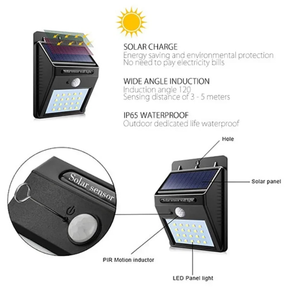 30 LED Solar Light PIR Bewegin - Solar Street Light Led recensie en prijs