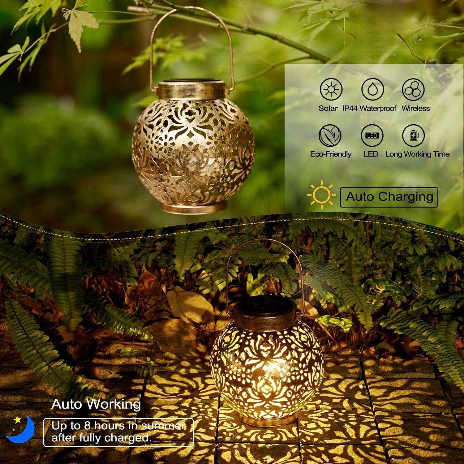 1-6PCS Marokkaanse zonne-lanta - Solar Street Light Led recensie en prijs