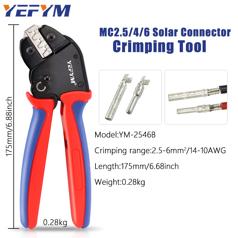 Solar Crimper Tool YM-2546B vo - Mc4 Crimping Tool recensie en prijs