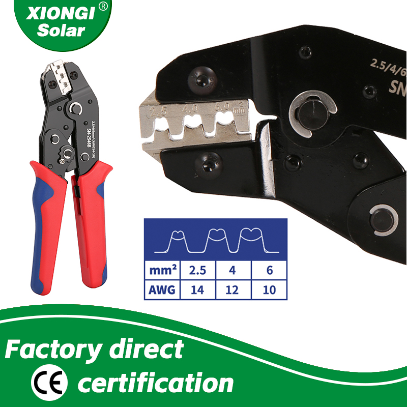 SN-2546B Fotovoltaïsche Connec - Mc4 Crimping Tool recensie en prijs